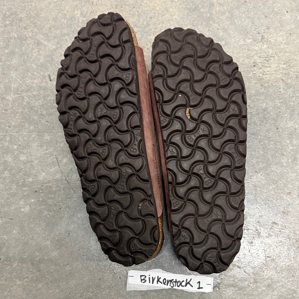 Birkenstock Dark Brown Leather Sandals - Picture 4 of 5
